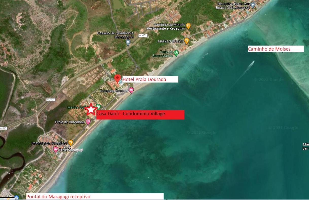 Casa Darci - Beira-Mar, No Condominio Village Maragogi Dış mekan fotoğraf